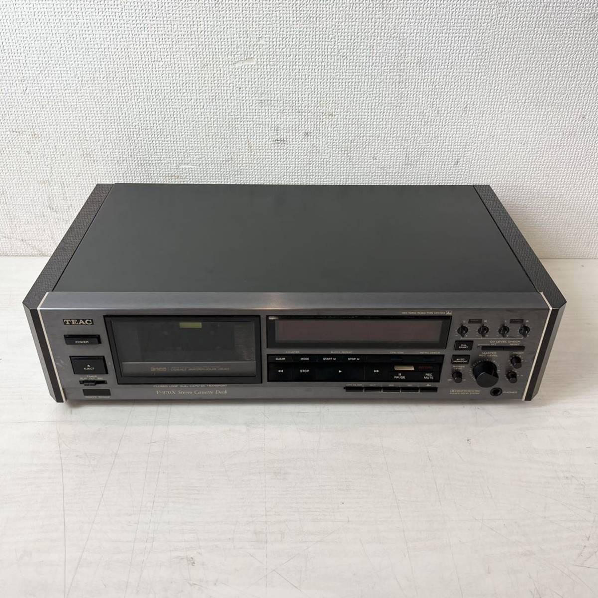 TEAC V-970X ステレオ カセットデッキ ティアック ジャンク Y8000525