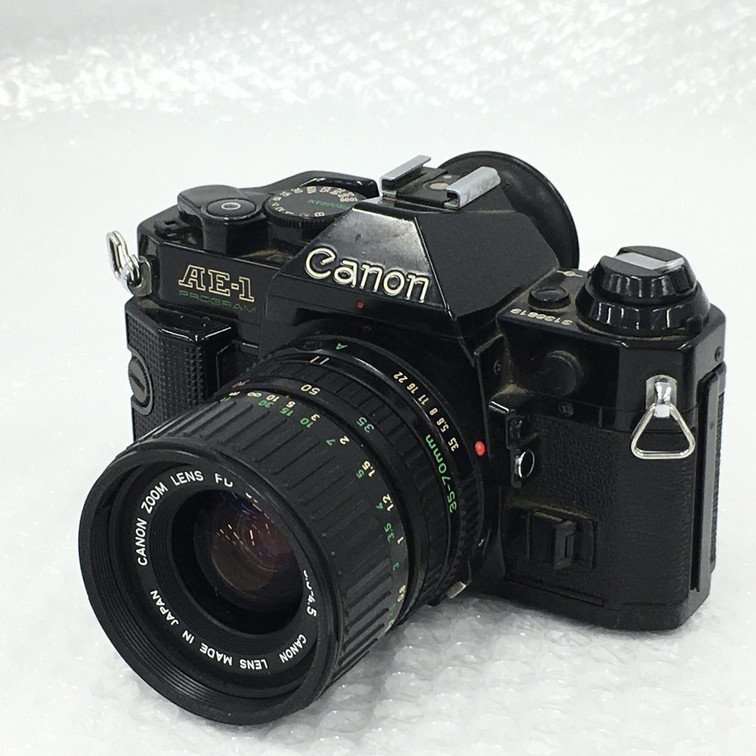 BCBB9011】CANON AE-1 & CANON ZOOM LENS 35-70mm FD 1:3.5-4.5 おまとめ