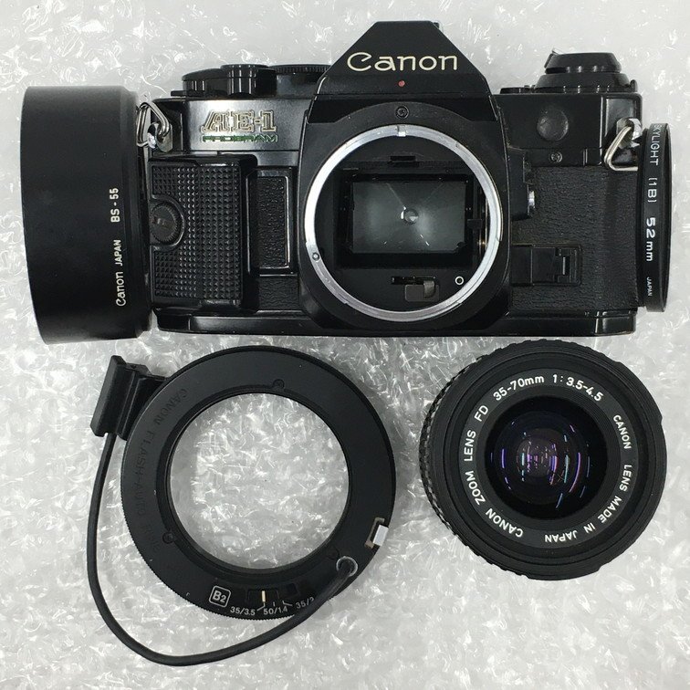 BCBB9011】CANON AE-1 & CANON ZOOM LENS 35-70mm FD 1:3.5-4.5 おまとめ