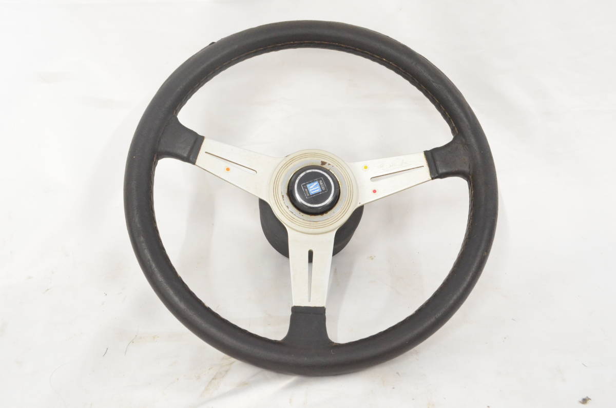B◆NARDI TORINO ND ナルディ トリノ ステアリング ハンドル 直径約35cm ホーンボタン付◆