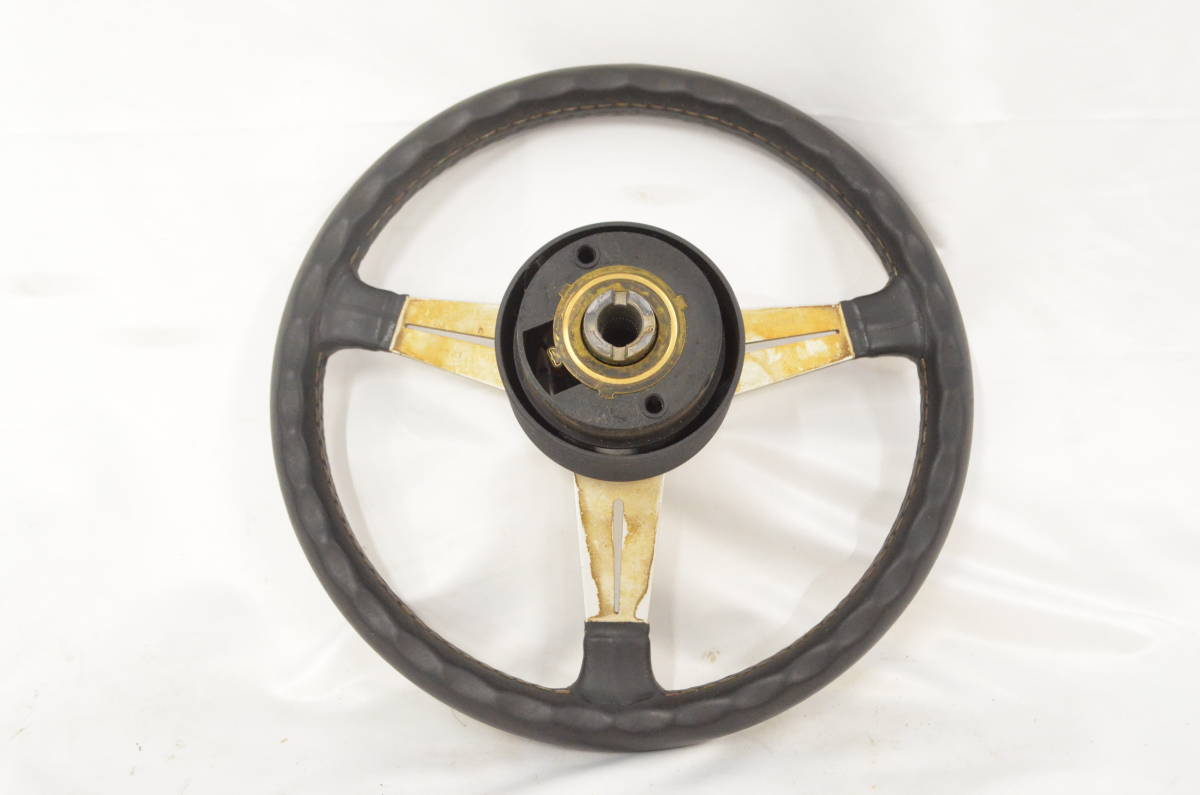 B◆NARDI TORINO ND ナルディ トリノ ステアリング ハンドル 直径約35cm ホーンボタン付◆