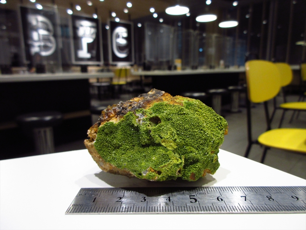 外国産鉱物標本 英国産 パイロモルファイト(緑鉛鉱)