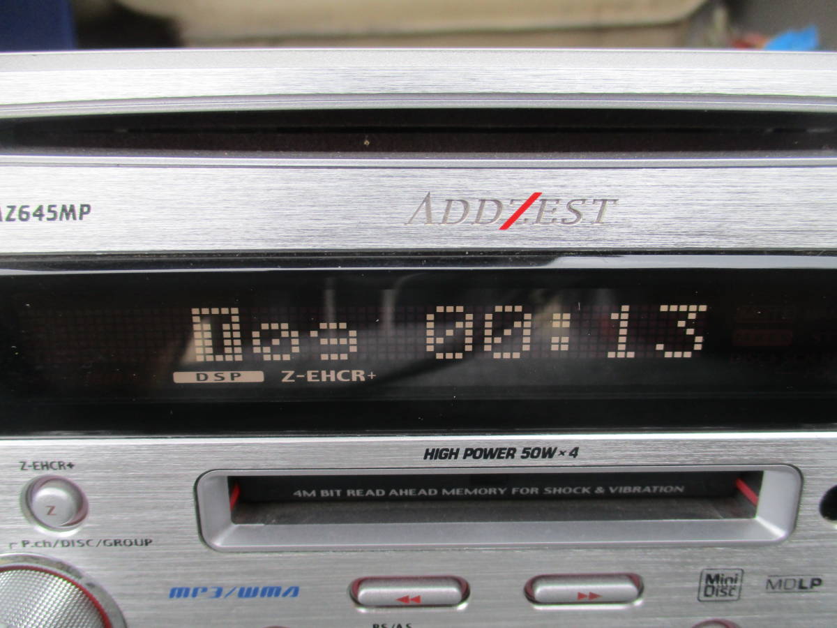 ADDZEST アゼスト CD・MD・DSP デッキ DMZ645MP ホンダ20P その他 0313