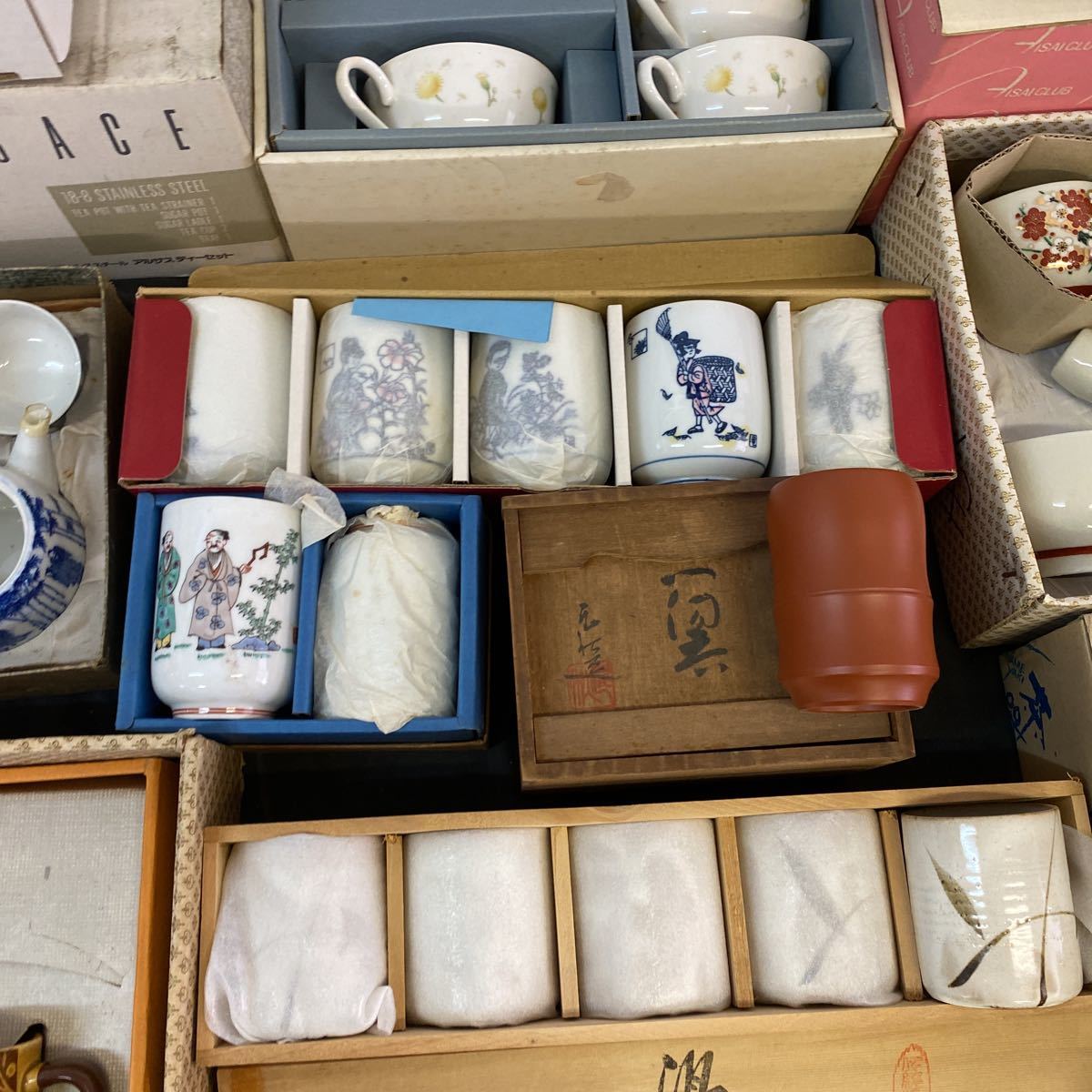 ◆茶器 大量まとめ売り 煎茶道具 食器 急須 湯呑 土瓶 ティーセット 有田焼 とこなめ焼 美濃焼 HOYA 工芸品 美術 レトロ 80-48_4