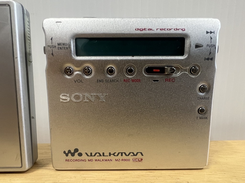 ◇SONY ソニー WALKMAN MDウォークマン MZ-E620 MZ-R900 2台 ジャンク