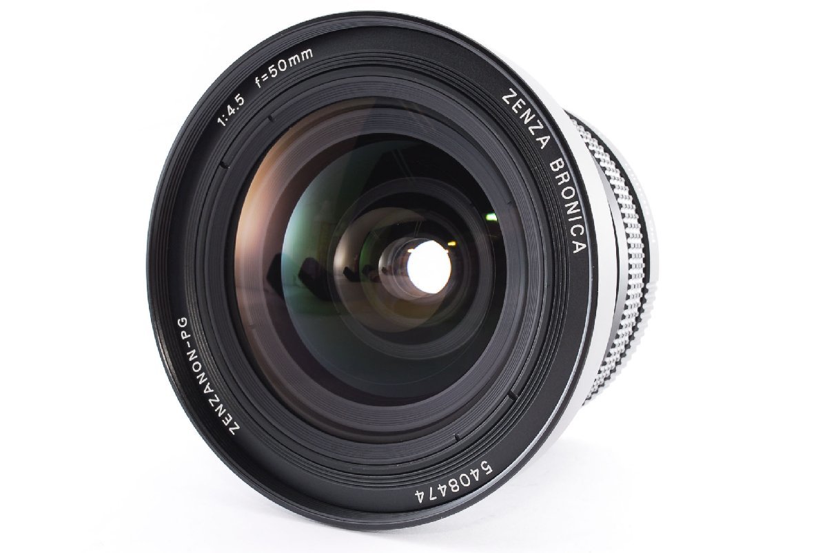 良品】ブロニカ Zenza Bronica Zenzanon PG 50mm f/4.5 広角 中判