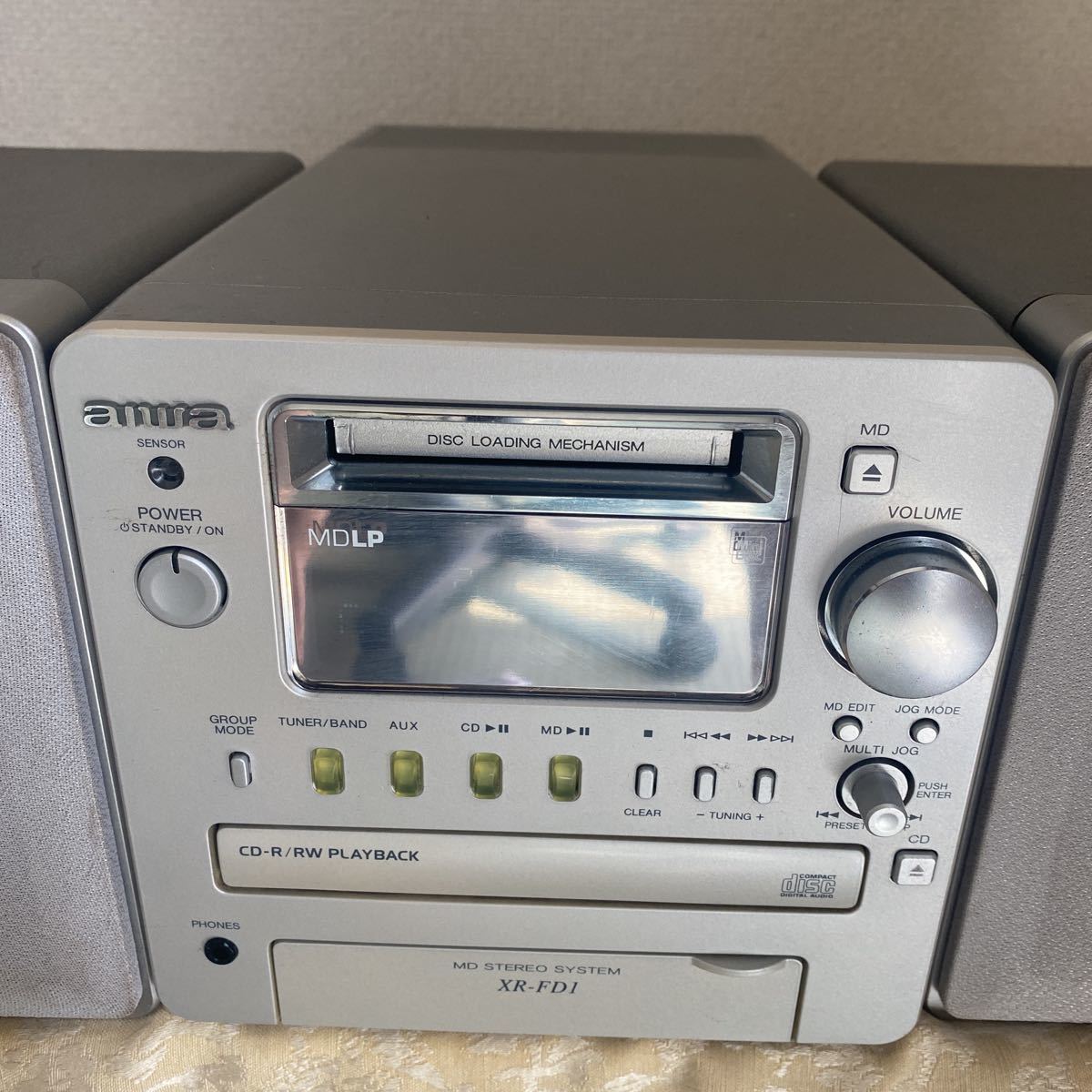 Aiwa アイワ パーソナルオーディオシステム XR-FD1 MD STREO SYSTEM 長時間録音/再生 MDコンポ(MDコンポ)｜売買 ...