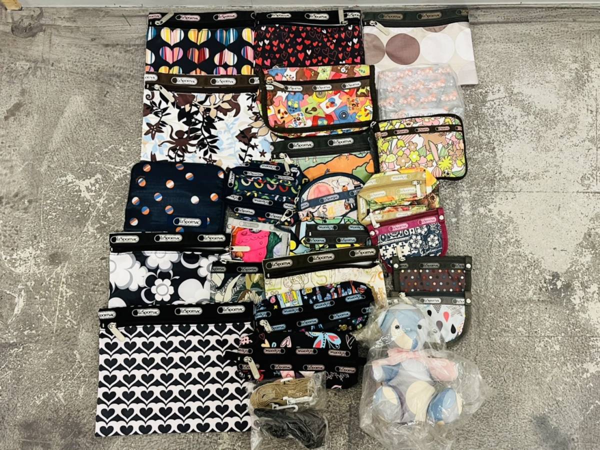 TY9 LeSportsac レスポートサック エコバッグ コインケース 筆箱