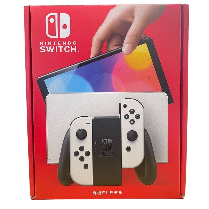 1円スタート 任天堂 Nintendo Switch ニンテンドースイッチ HEG-S-KAAAA 有機ELモデル 本体 ホワイト 中古良品 完備品 ゲーム機 N2304K104