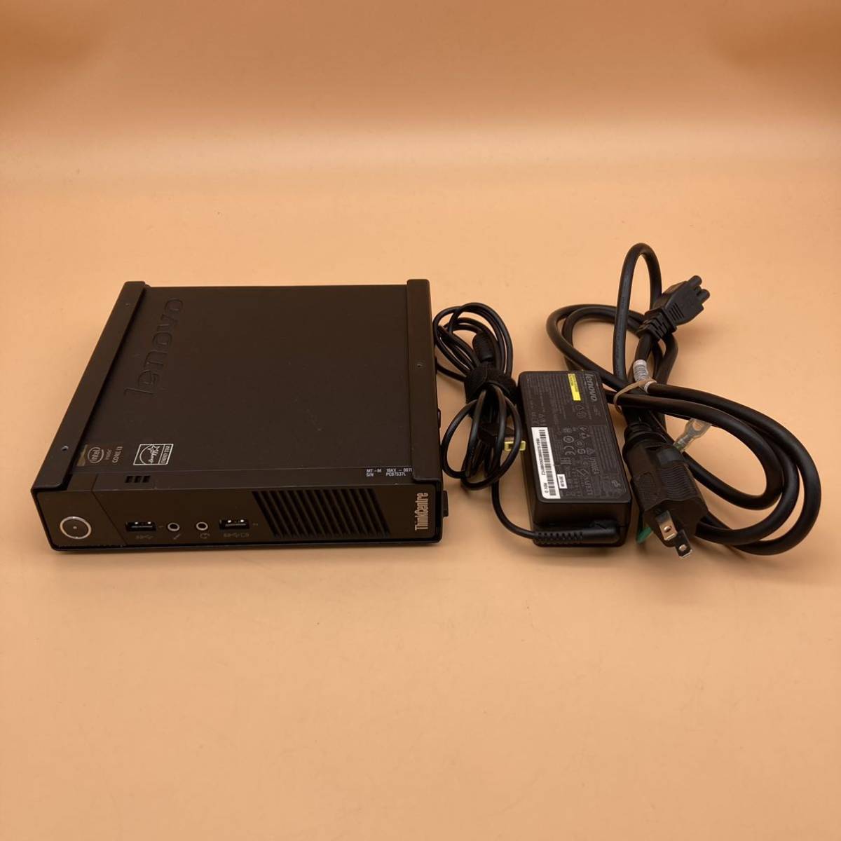 Lenovo ThinkCentre TINY M73 Core i3-4150T 3.00GHz 4GB HDDなし マウントブラケット付 通電のみ確認