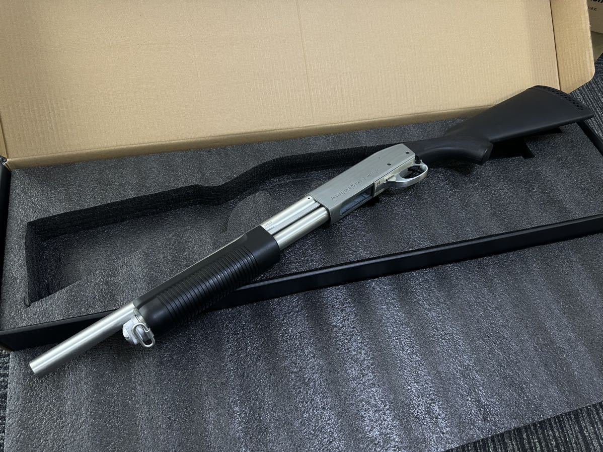 Remington MarineMagnum M870 POLICE リアルウッド ショットガン　検索：レミントン/Shotgun/ミディアム/エアーコッキング