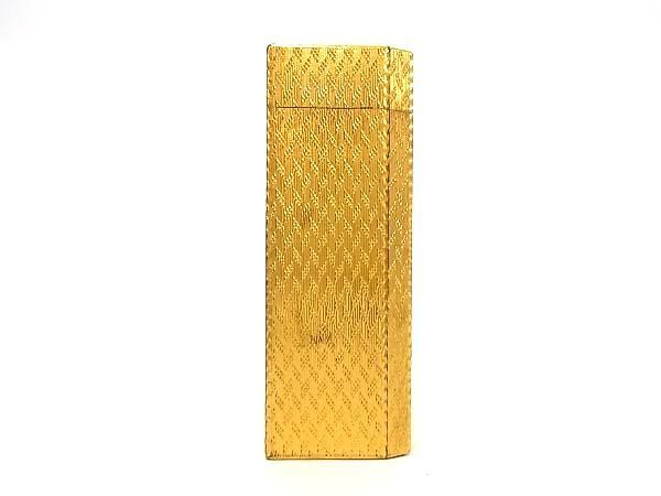 1円 Cartier カルティエ 高級ガスライター ローラーガスライター 喫煙グッズ 喫煙具 メンズ レディース ゴールド系 AJ8672トN