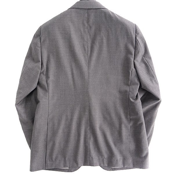新品 ヒルトン ゼニア ELECTA 春夏 ウール スーツ AB6(やや幅広L) 灰茶