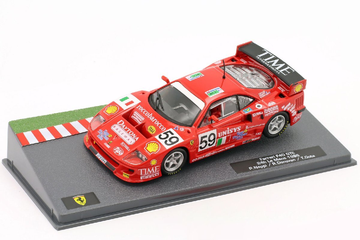 1/43 Ferrariコレクションばらし　Ferrari F40 GTE #59 24h LeMans 1996 Nappi， Donovan， Ota　フェラーリ