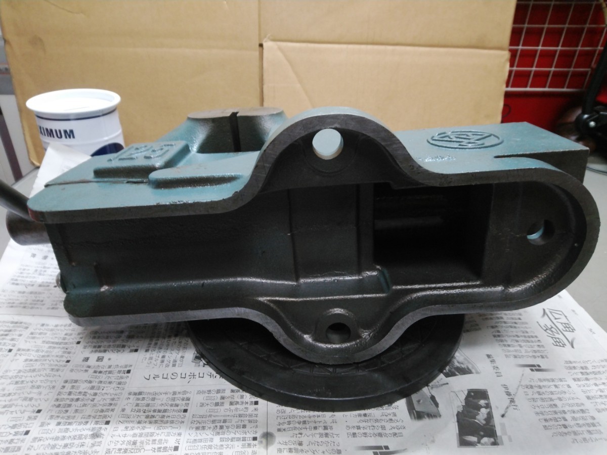 ERON No125 万力 ナベヤ 中古品 YK) ERON／ナベヤ 万力 JISバイスA型 