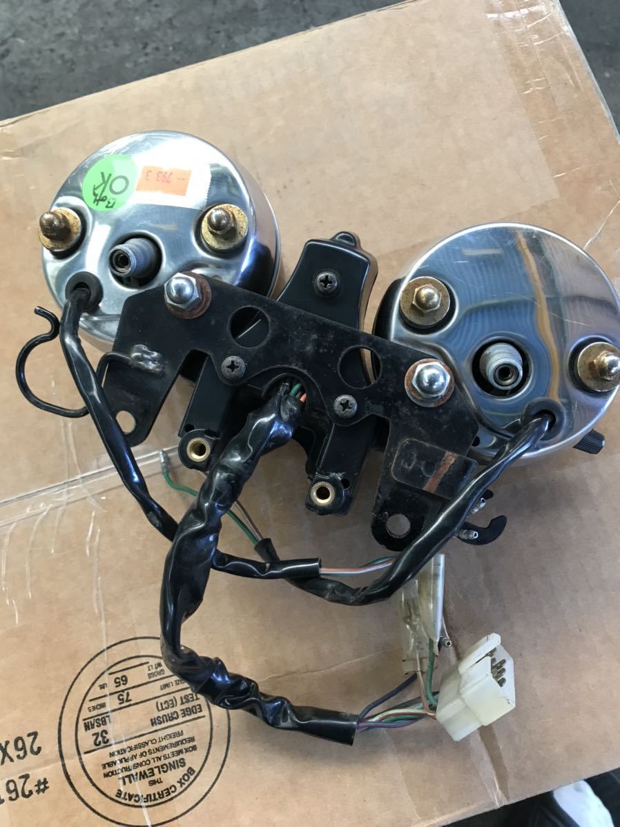 CM400 美品実働純正メーターASSY 当時物 スピードメーター タコ