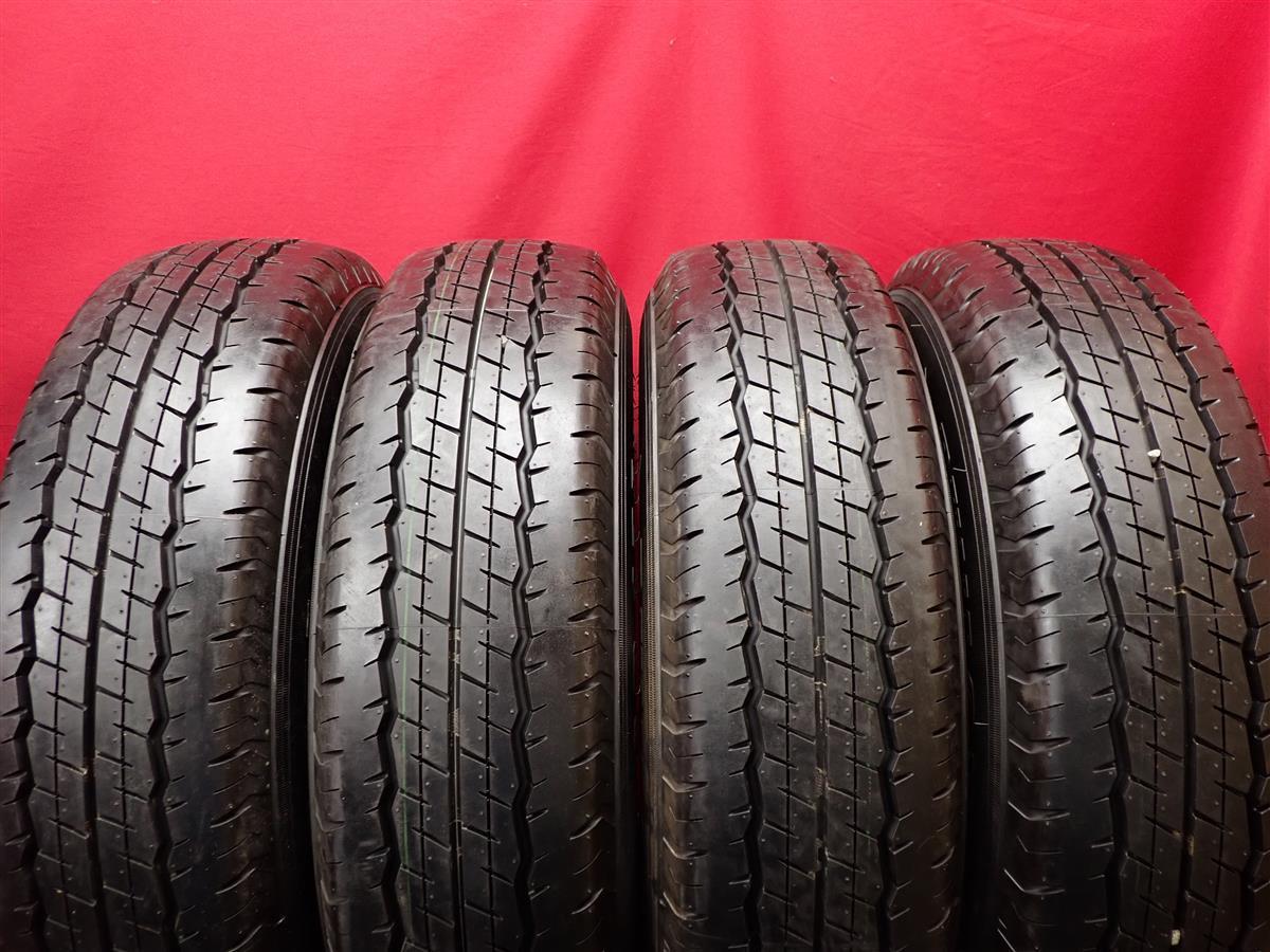あす楽 交換無料 中古タイヤ 195/80R15 107/105L 4本セット ダンロップ