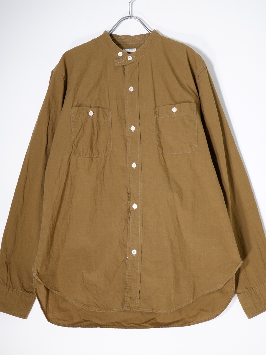 PHIGVEL MAKERS & Co.フィグベル 2017SS NAVAL BAND COLLAR SHIRTネイバル バンドカラーシャツ[MSHA71204]