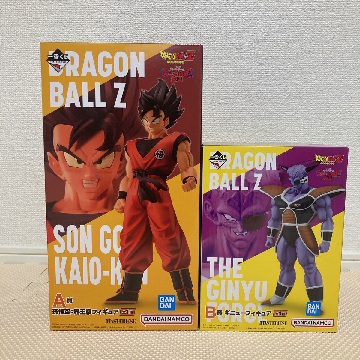 ドラゴンボール 一番くじ ギニュー特戦隊 フィギュア A 賞 B賞 一番
