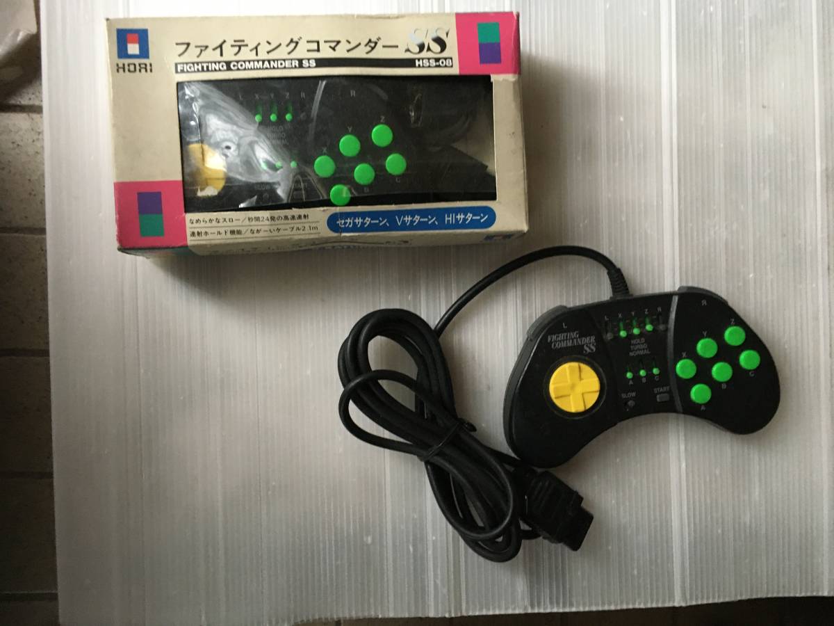 【セガサターン】パーツ4点～バーチャスティック・ホリファイテングステック・ファイティングコマンダーSS2点～