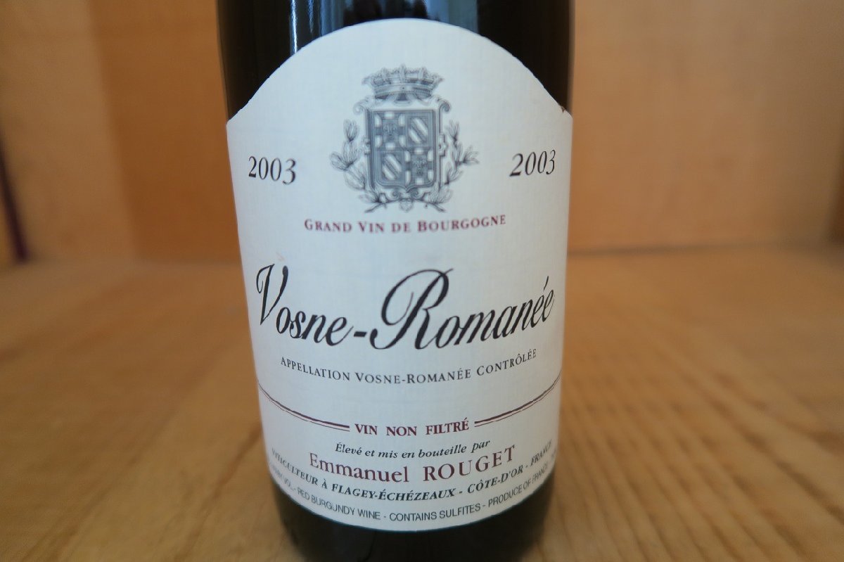 wineluvs/2003年☆★エマニュエル・ルジェ・ヴォーヌ・ロマネ☆★!!G5-1