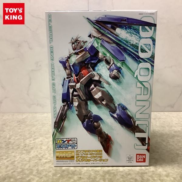 【送料無料，爆買い】 1円〜 ガンプラEXPO限定 MG 1/100 機動戦士ガンダムOO ダブルオークアンタ クリアカラーバージョン(機動戦士ガンダムOO（ダブルオー）)｜売買されたオークション情報、yahooの商品情報をアーカ 機動戦士ガンダムOO（ダブルオー）