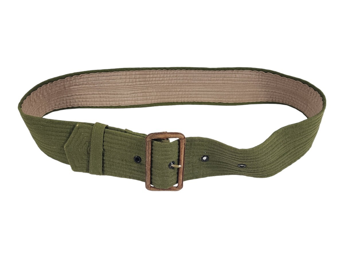 美品 旧日本陸軍 実物将校用胴締ベルト 獣医中尉所持品 満州 野戦将校 軍服