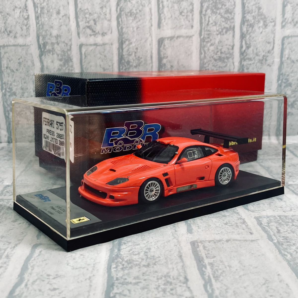 100台限定! BBR 1/43 フェラーリ575 GTC ルマン24H 100台限定! BBR 1
