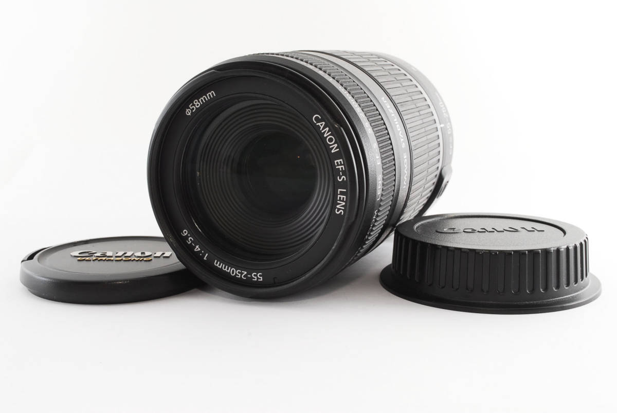 IS Canon F4-5.6 55-250mm EF-S EF-S55-250mm STM Lens キヤノン II |