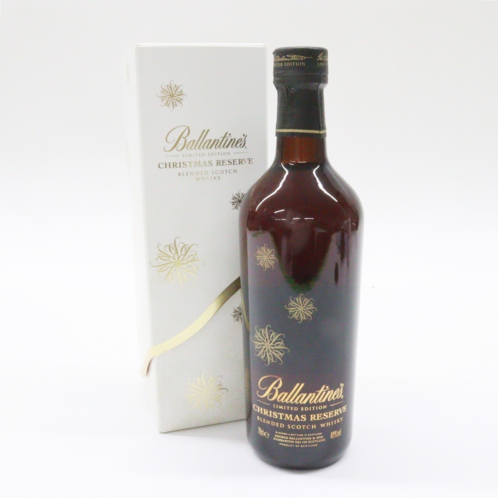 古酒 Ballantine's バランタイン クリスマスリザーブ リミテッドエディション スコッチ ウイスキー 700ml 40% 未開栓 箱付 洋酒
