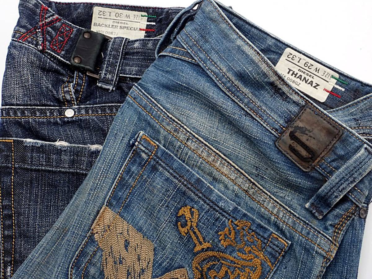DIESEL ディーゼル THANAZ W29 L32 BACKLER SPECIAL W30 L32 牛革 