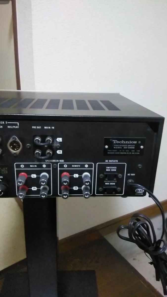 Technics SU-3400 アップグレードな整備品 technics テクニクス su3400 修理調整品 Technics プリメインアンプ SU