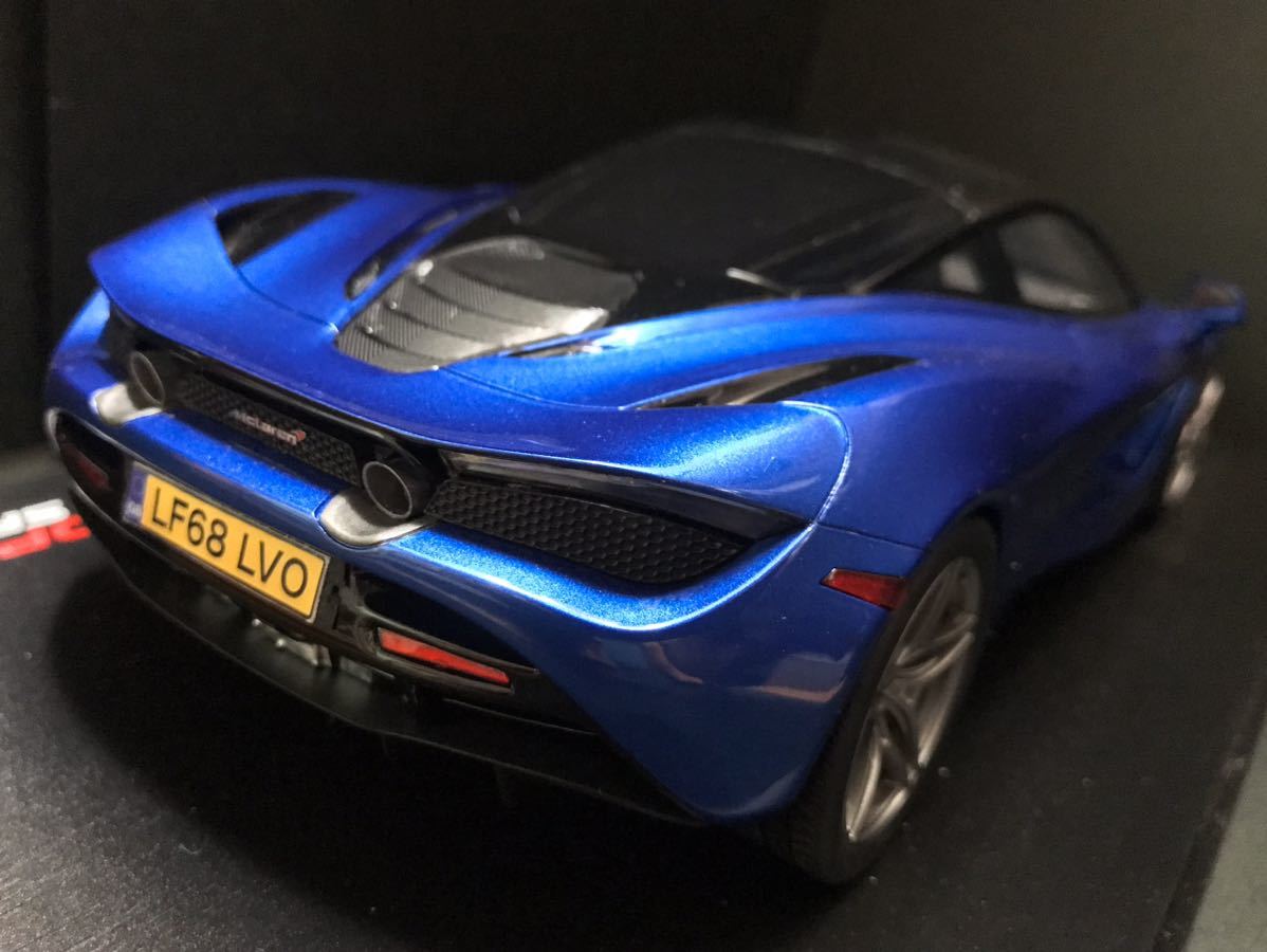 送料無料☆ TOPSPEED製 1/18 マクラーレン 720S 映画 ワイルドスピード デッカード仕様風ナンバー モディファイ CUSTOM Fast & Furious