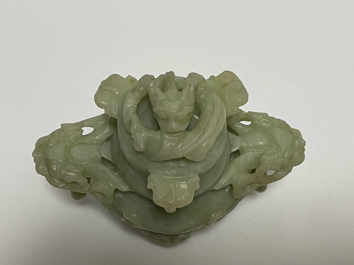 Ш 翡翠 置物 本翡翠玉 彫刻 ミャマー産 黄色 天然石 希少 高品質 無