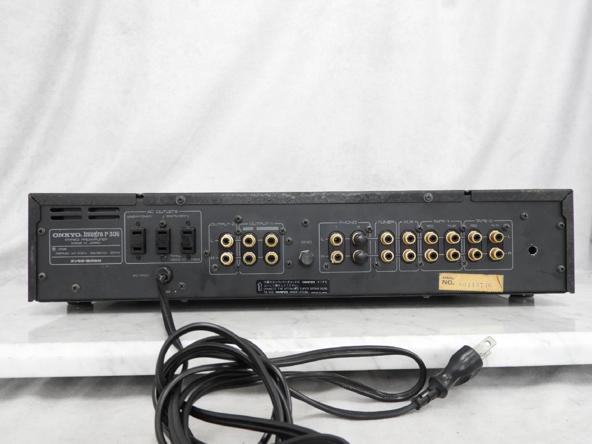 アンプ ONKYO P-306 レストア 美品