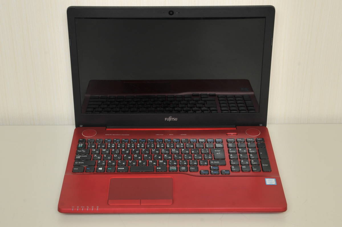 ノートパソコン【富士通】LIFEBOOK AH53/A3 FMVA53A3RG／Core i7-6700HQ 2.60GHz 4GB／ジャンク品