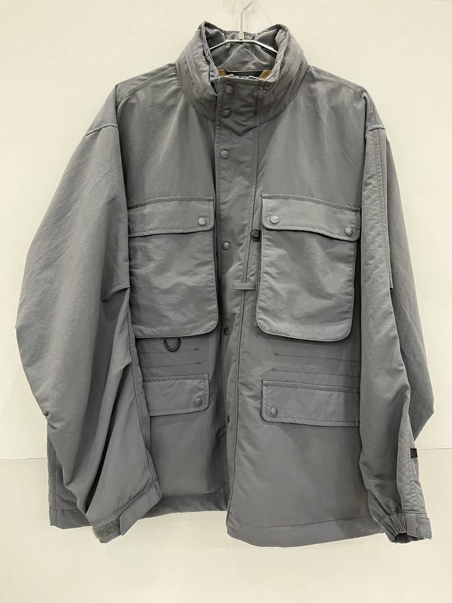 237-MH22) 美中古 DAIWA PIER39 TECH HIKER MOUNTAIN PARKA Mサイズ CHARCOAL マウンテンパーカー アウトドア 釣り キャンプ 