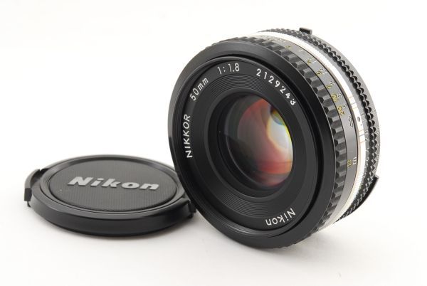 12506☆実用品☆ ニコン NIKON Ai-S NIKKOR 50mm F1.8 中古カメラ機材