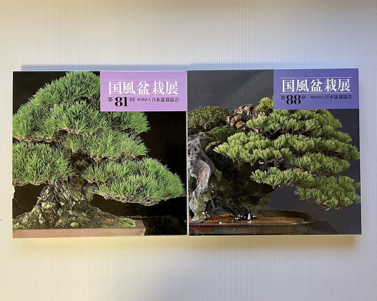 国風盆栽展 日本盆栽協会 - 2冊セット 国風盆栽展、77回