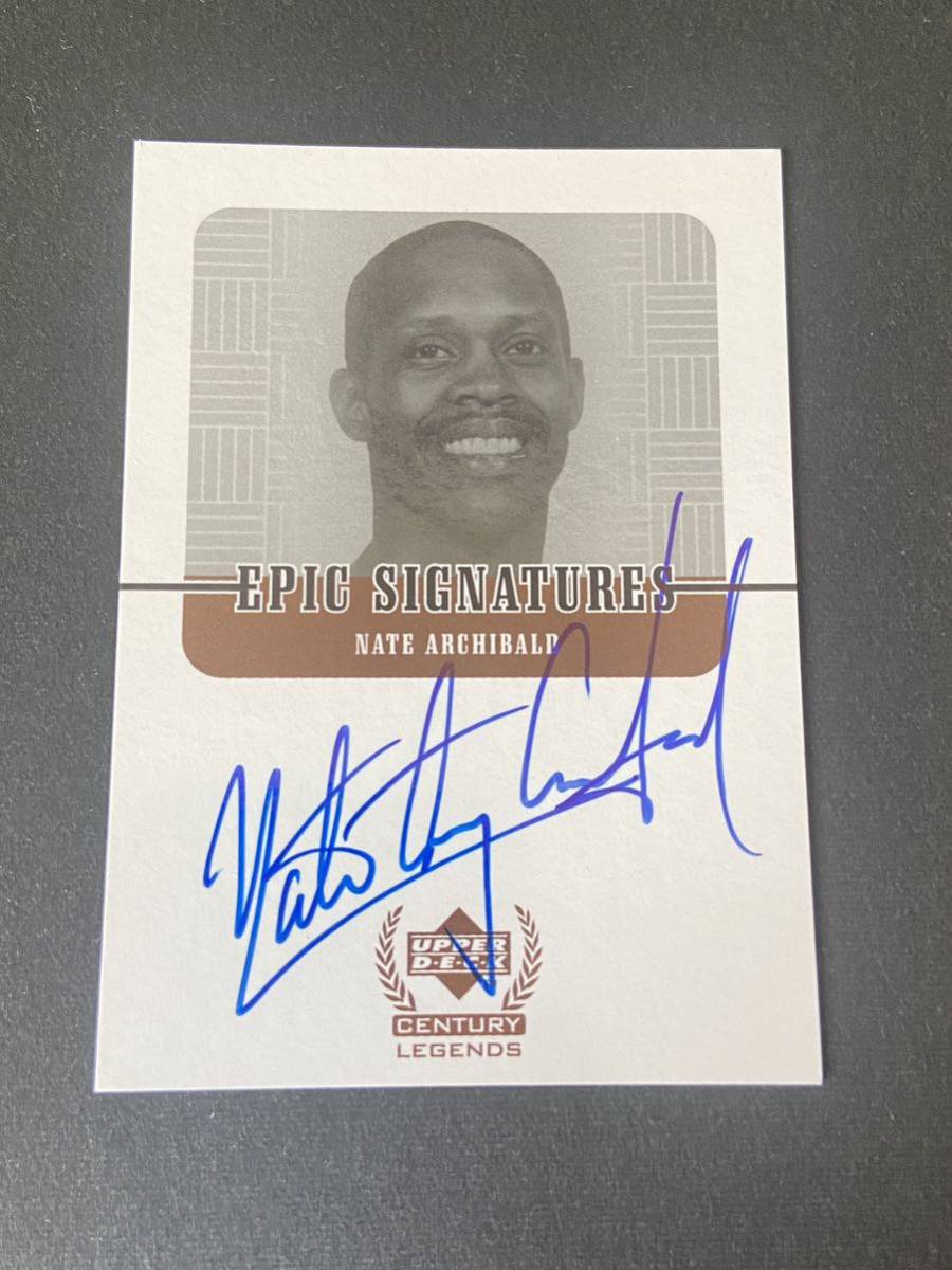 新作登場，セール NBA 99-00 UD CENTURY LEGEND Nate Archibald EPIC SIGNATURES 直筆サイン(Upper Deck)｜売買されたオークション情報、yahooの商品情報をアーカイブ公開 - オークファン Upper Deck