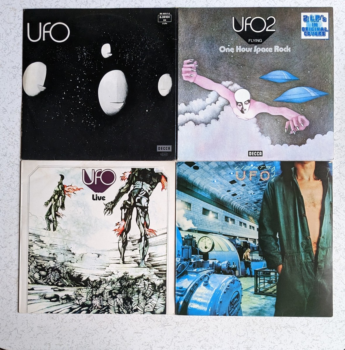 UFO、ユーライア・ヒープ、レコード