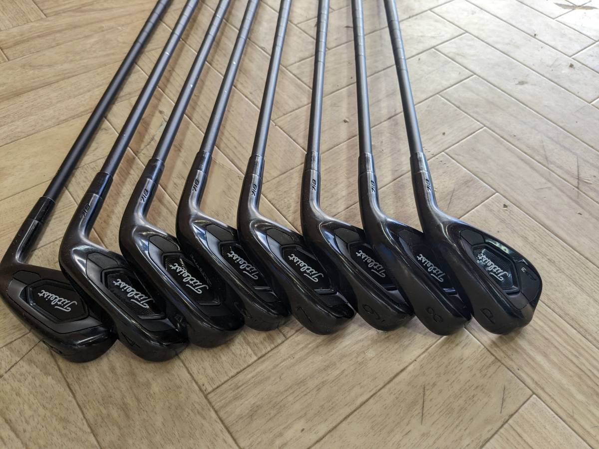 Titleist AP3 Black タイトリスト アイアン ブラック 8本セット KBS
