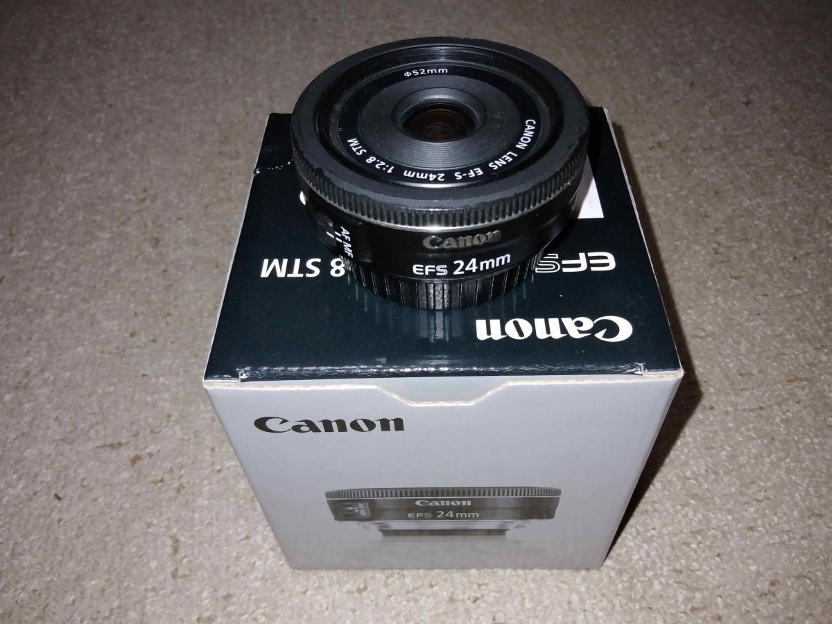 Canon キャノン EFS 24mm f/2.8 stm パンケーキレンズ EF-S24mm
