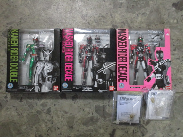 良好 S.H.フィギュアーツ 仮面ライダー 3点 仮面ライダーW ダブル