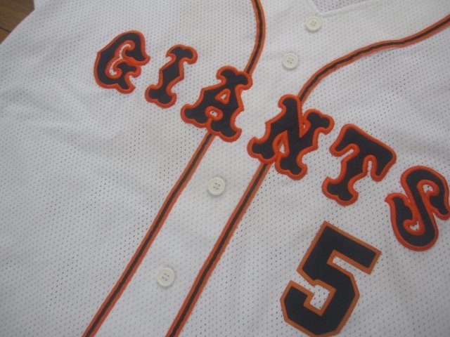 巨人軍 読売ジャイアンツ 花文字刺繍ユニフォーム シャープ産業製 LL