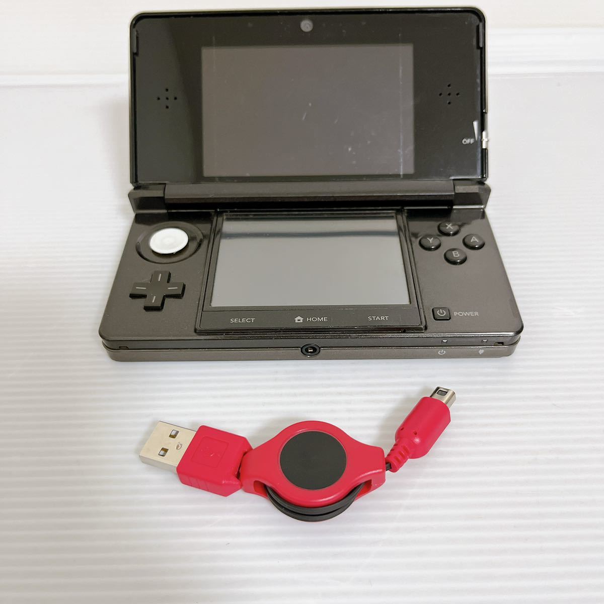 3DS 本体 即決あり ニンテンドー3DS コスモブラック 本体 動作確認済み 3DS本体