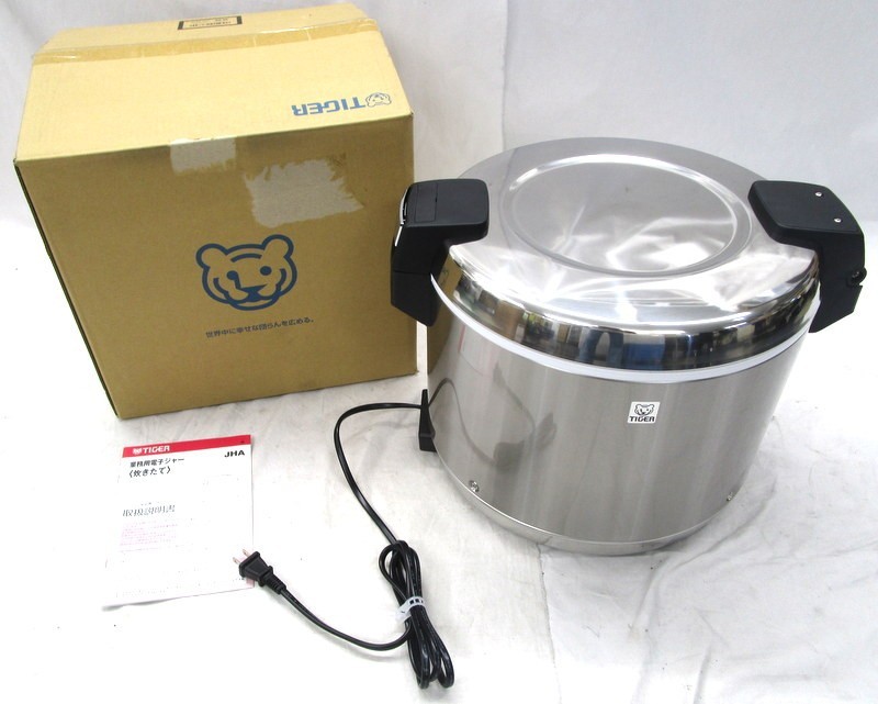 1000円スタート 業務用電気ジャー TIGER タイガー JHA-A54P XS 保温専用 5.4L ステンレス 厨房機器 通電確認済み 4 HH4004