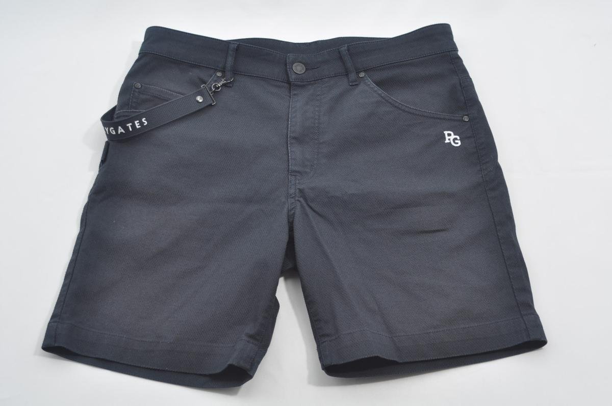 coco☆パーリーゲイツ☆ハーフパンツ☆紺☆ネイビー☆4(M)☆USED