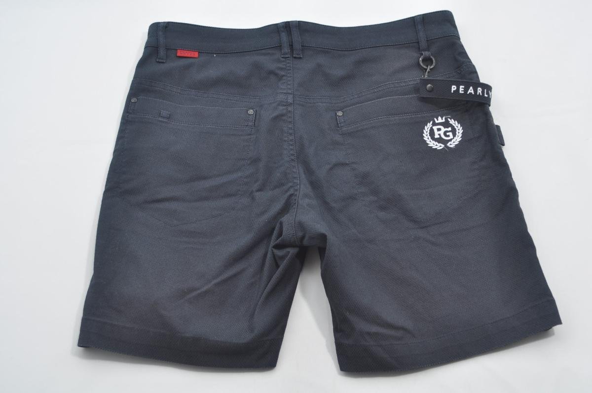 coco☆パーリーゲイツ☆ハーフパンツ☆紺☆ネイビー☆4(M)☆USED