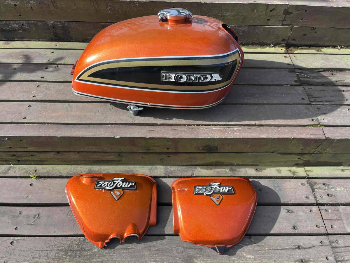 CB750FOUR CB750K純正外装セット オリジナルペイント 当時物 検